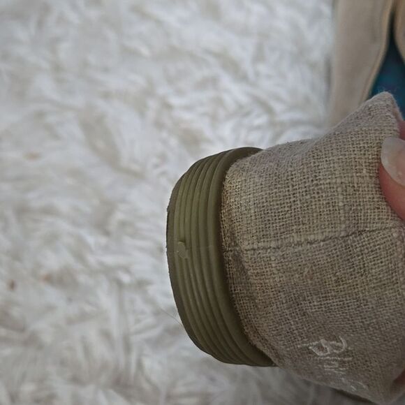 Blowfish Womens Burlap Crochet Lace Overlay Flats Slip On Tan Or Kids Size Shoe - Picture 12 of 17